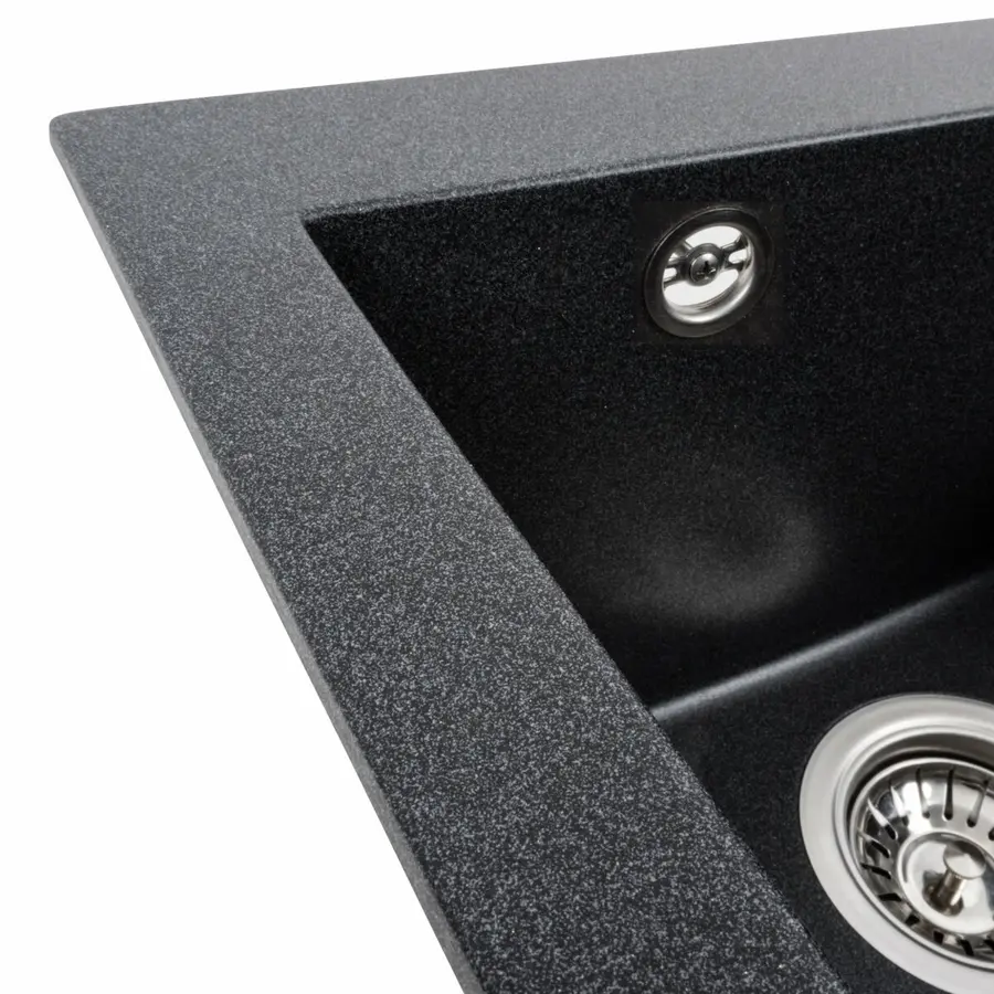 Гранитная мойка для кухни VALESO SOKIL 4150 матовая Карбон