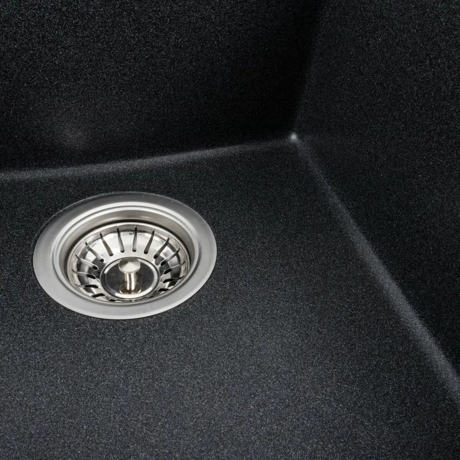 Гранитная мойка для кухни VALESO SOKIL 4150 матовая Карбон