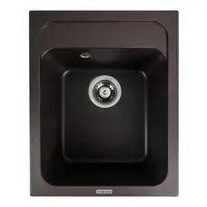 Гранитная мойка для кухни VALESO KORRADO 4050 матовая Темная Скала