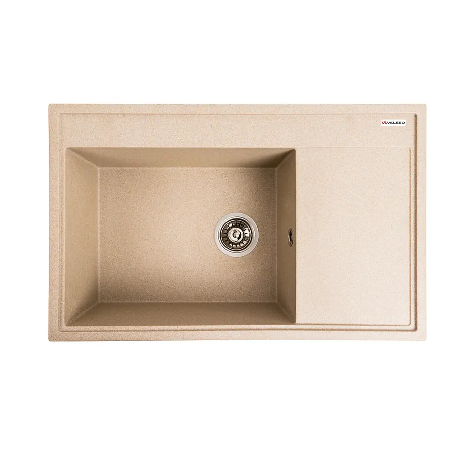 Гранітна мийка для кухні VALESO AZURIT 7950 матова Сафарі