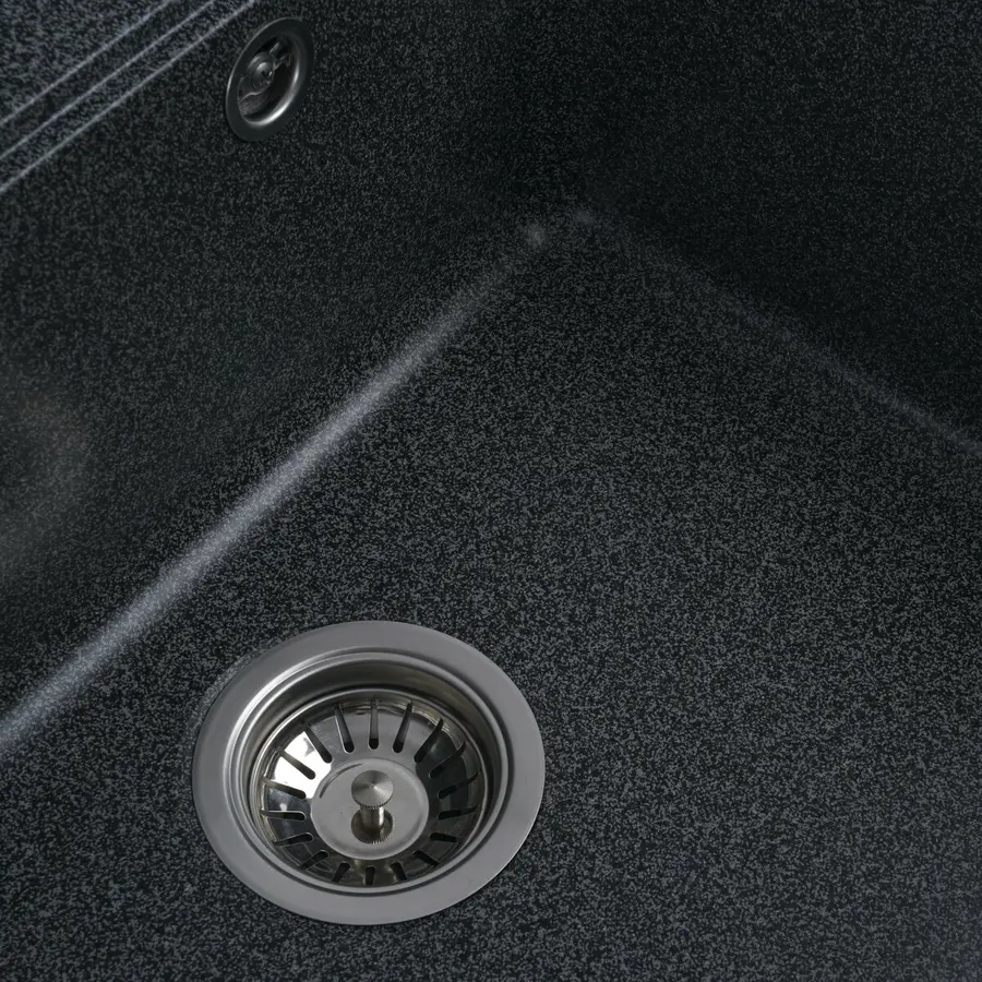 Гранітна мийка для кухні VALESO VESTA 5852 матова Графіт