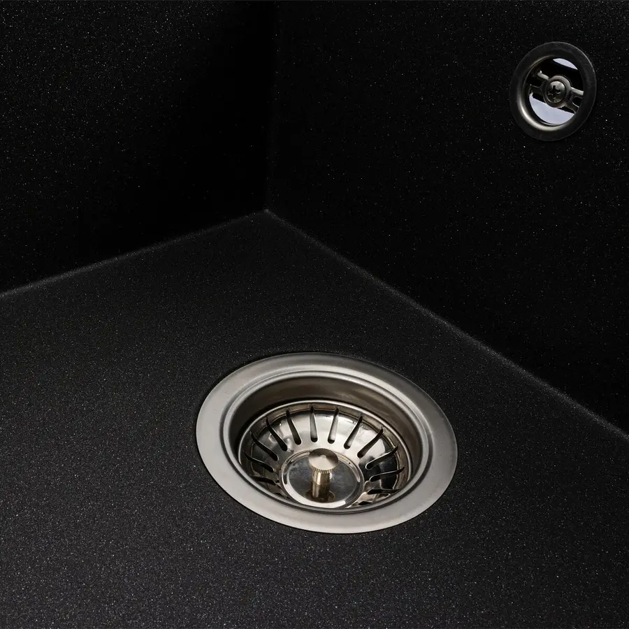 Гранитная мойка для кухни VALESO 7950 AZURIT матовый Морион