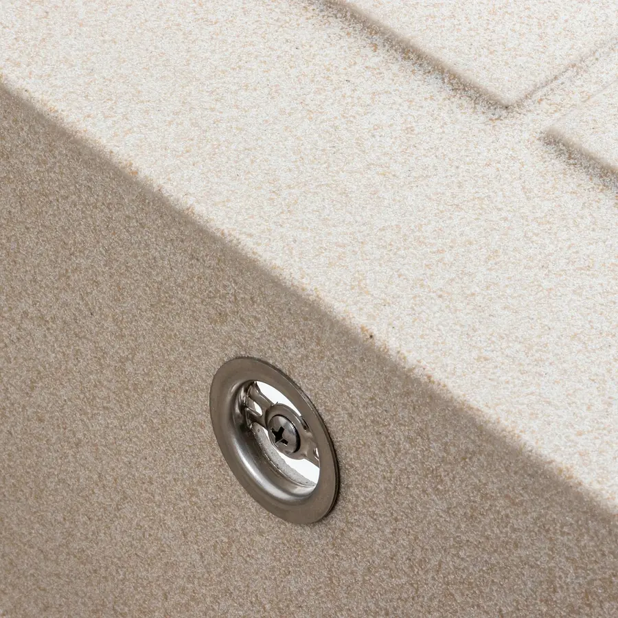 Гранитная мойка для кухни VALESO LOTOS 6550 матовая Сафари