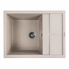 Гранітна мийка для кухні VALESO LOTOS 6550 матова Сафарі