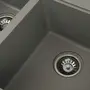 Гранітна мийка для кухні VALESO HARMONY 7850 матова Сірий металік