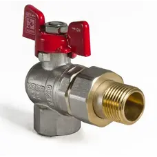 Кран з американкою 1/2" (Koer KR.228) кутовий (KR0016)