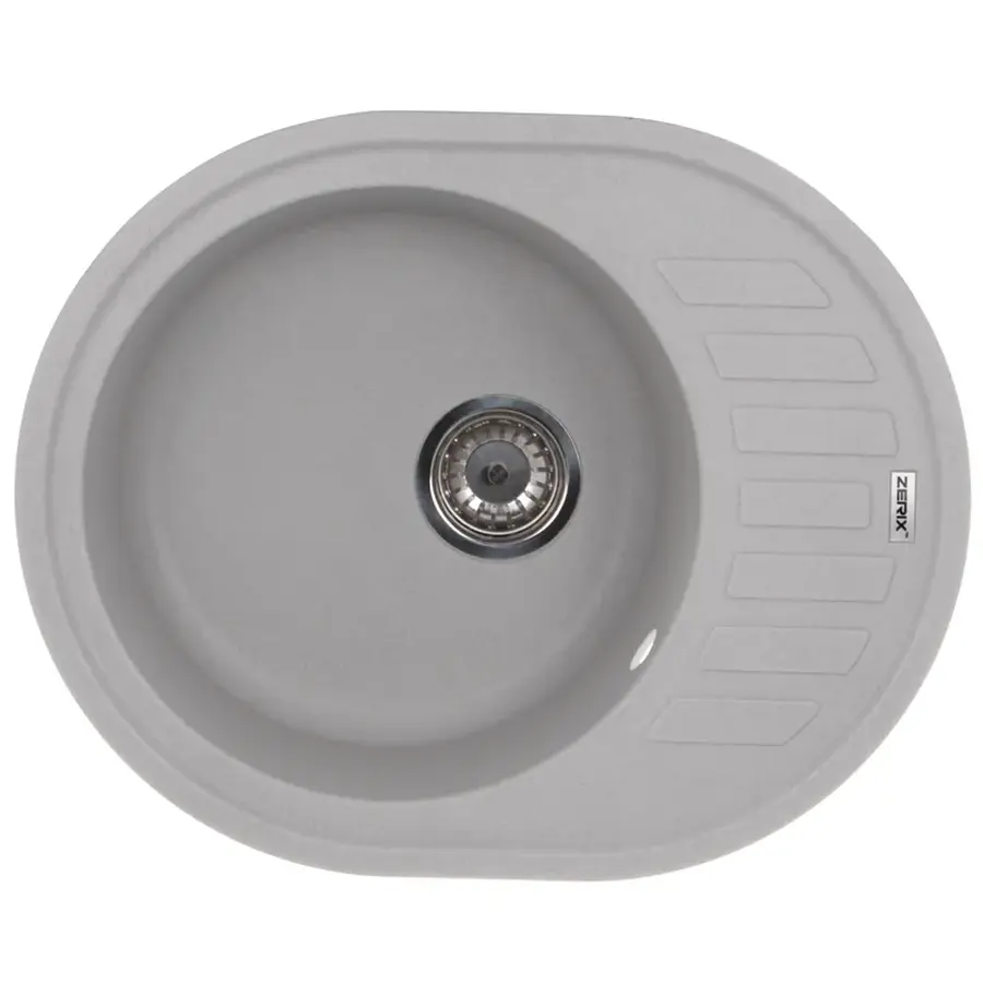Мийка кухонна Zerix ZS-6250R-09 Сіра (ZX4551)
