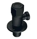 Кран для підключення сантехприладів MIXXUS VAL-06-1/2x1/2 BLACK з нерж. сталі SUS304 (Колір чорний) (MI6058)