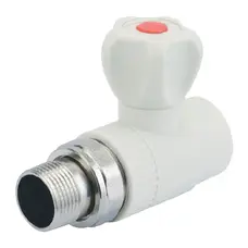 Кран радіаторний 25x3/4 прямий PPR Koer K0160.PRO (KP0205) Кран радіаторний 25x3/4 прямий PPR Koer K0160.PRO (KP0205)