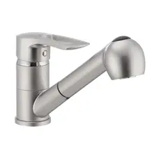 Змішувач для кухні Haiba Hansberg 014 матовий з висувною лійкою (HB0207)