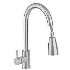 Змішувач для кухні Haiba SUS 014 з висувною лійкою (HB3898)