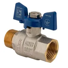 Кран кульовий Koer 1/2" ГШМ (KR.218.B) синій (KR2722)