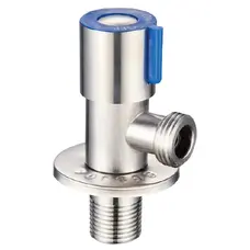 Кран для підключення сантехприборів (синій) Zerix VAL-01 (ZX3175)