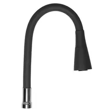 Вилив для змішувача гнучкий чорний Zerix SPS-02 (ZX3041)