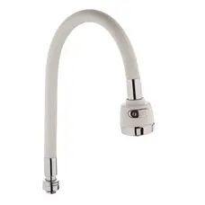 Вилив для змішувача гнучкий білий Zerix SPS-01 (ZX2623)