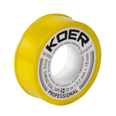 ФУМ стрічка для газу Koer STP-02 PRO 20M * 0.2mm * 19mm (KR0122)