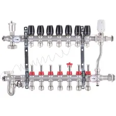 Колектор з вбудованим змішув. вузлом Koer KR.S1013-7 1 "х7 SUS304 і євроконус 3 / 4-16 (KR2950) Колектор з вбудованим змішув. вузлом Koer KR.S1013-7 1 "х7 SUS304 і євроконус 3 / 4-16 (KR2950)