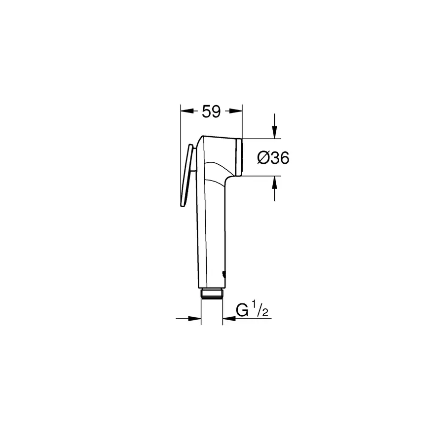 Лійка для гігієнічного душу Grohe Tempesta-F Trigger Spray (27512001)