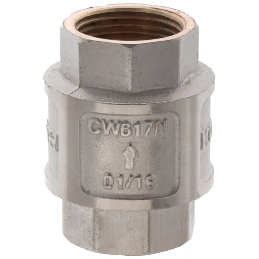 Клапан зворотний Koer (нікельований) 3/4" (Koer KR.172.N) (KR2779)