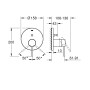 Змішувач прихованого монтажу на 2 споживача Grohe Essence New (24058001)