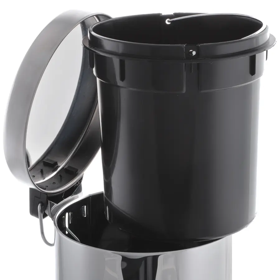 Відро для сміття 5 літрів кругле Zerix LR702 (ZX2635)