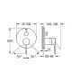 Змішувач прихованого монтажу на 3 споживача Grohe Essence New (24092001)
