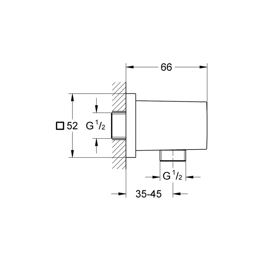 Шлангове підключення Grohe Euphoria Cube (27704000)