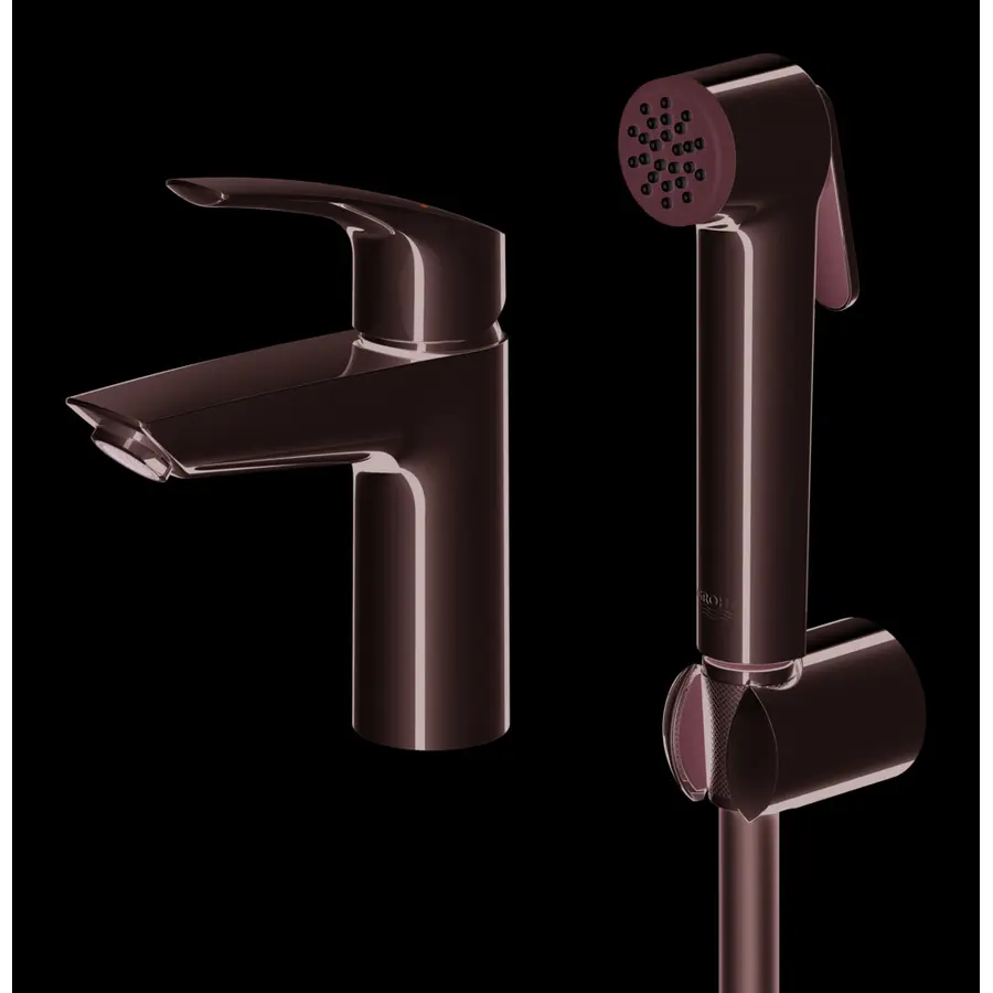 Змішувач для раковини з гігієнічним душем Grohe Eurosmart New (23124003)