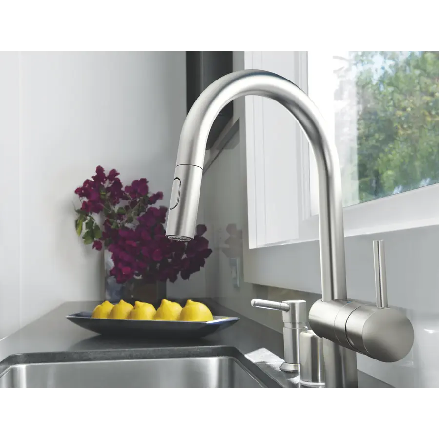 Змішувач для кухні з висувним виливом Grohe Minta (32321DC2)