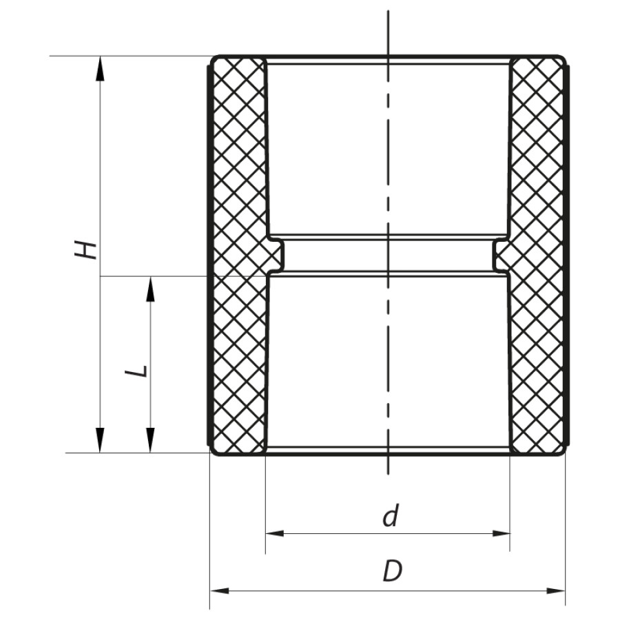 З'єднувальна муфта 63 PPR KOER K0006.PRO (KP0008)