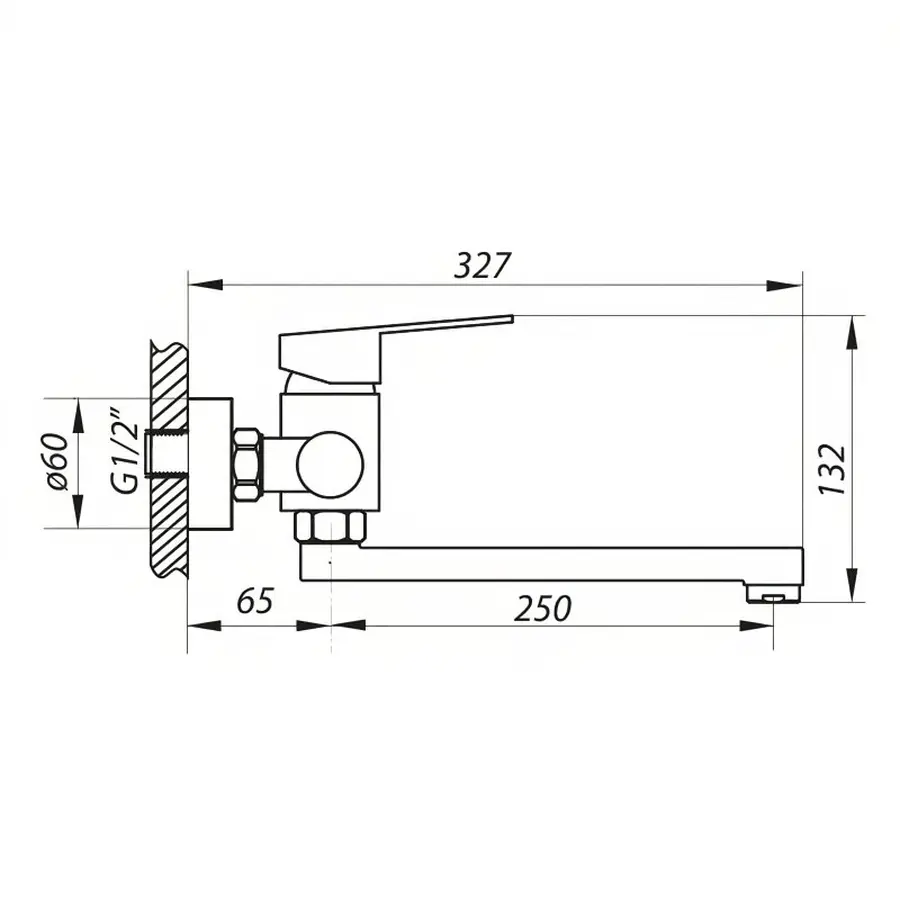 Змішувач для кухні Zerix LR74603 (LL1197)