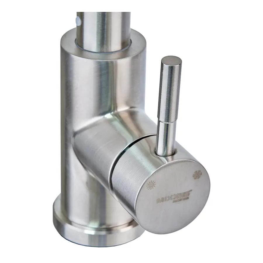 Кухонний змішувач з висувною лійкою Mixxus SUS 014-B (SS0023)