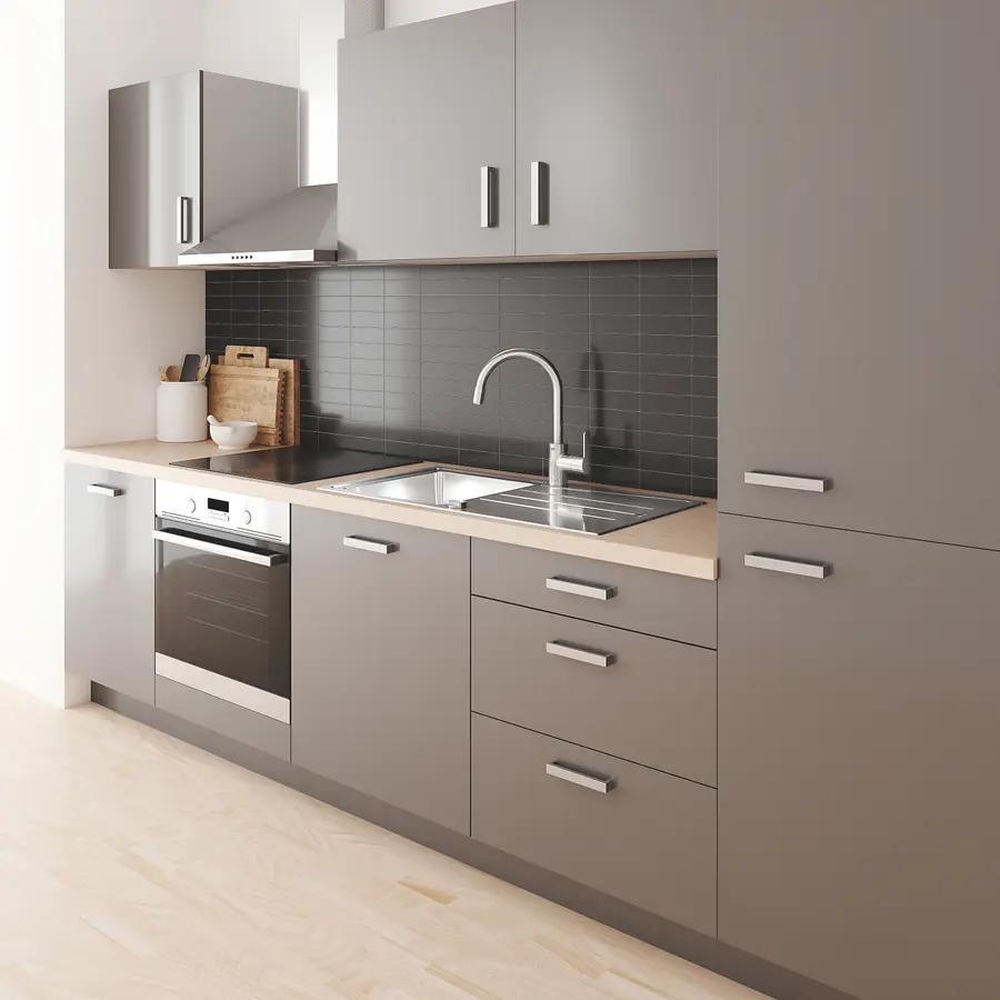 Змішувач для кухні з висувним виливом Grohe Eurostyle Cosmopolitan (31126004)