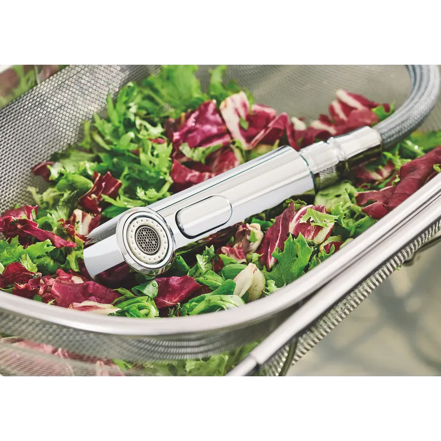 Змішувач для кухні з висувним виливом Grohe Eurosmart (30305000)