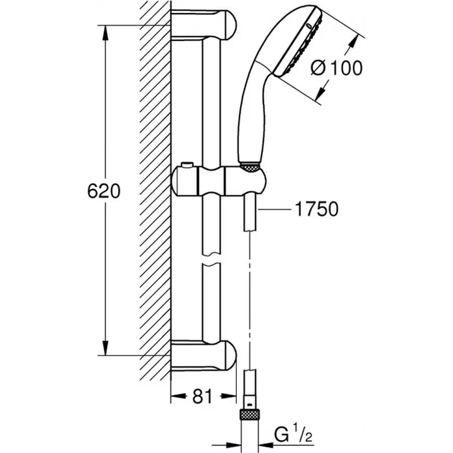 Набір змішувачів Grohe Eurosmart (124458)