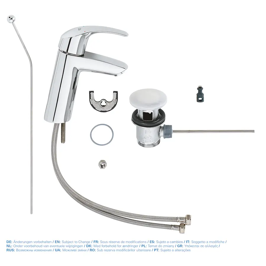 Змішувач для раковини M-розміру Grohe Eurosmart (23322001)