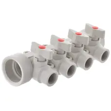Колектор для теплої підлоги на 4 контура (40x20) PPR Koer K0171.PRO (KP0221) Колектор для теплої підлоги на 4 контура (40x20) PPR Koer K0171.PRO (KP0221)