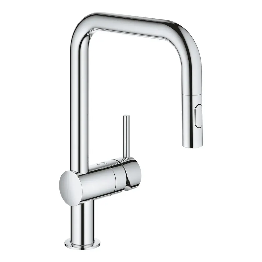 Змішувач для кухні з висувним виливом Grohe Minta (32322002)