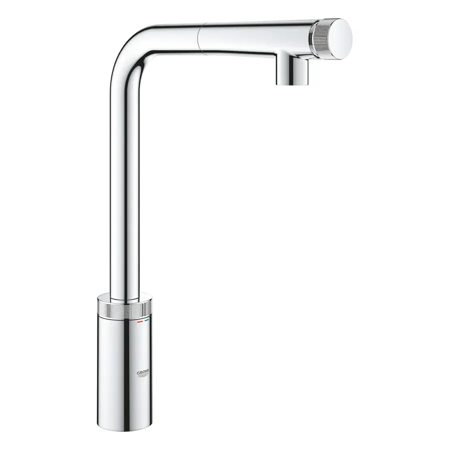 Змішувач для кухні з висувним виливом Grohe Eurosmart New (31613000)