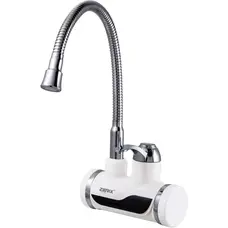 Водонагрівач НАСТІННИЙ 3,3 kW проточний, з індикатором температури, рефлекторний вилив, ПЗВ ZERIX ELW02-EFWP (ZX2806)