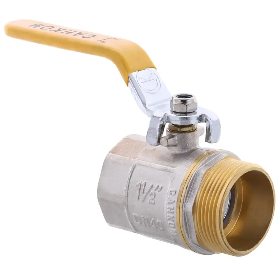 Кран кульовий СК 1 1/2" ГШВ YELLOW ART.607 (WP0083)
