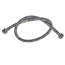 Гнучкий шланг для підключення води гайка 1/2'' - гайка 1/2'' (100 см) Zerix (ZX1554)
