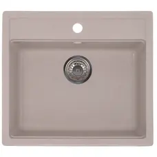 Мийка кухонна Zerix ZS-5751S-06 Бежева (ZX4597)