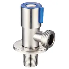 Кран для підключення сантехприладів MIXXUS VAL-03-1/2x3/4 з нерж. сталі SUS304 (Колір синій) (MI5867)