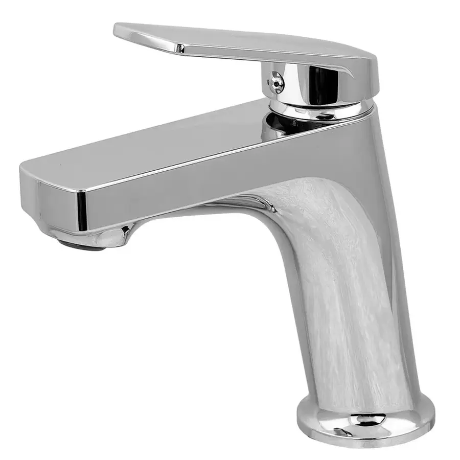 Змішувач для умивальника Plamix Lucas-001 SET Chrome з підведенням (PM0707)