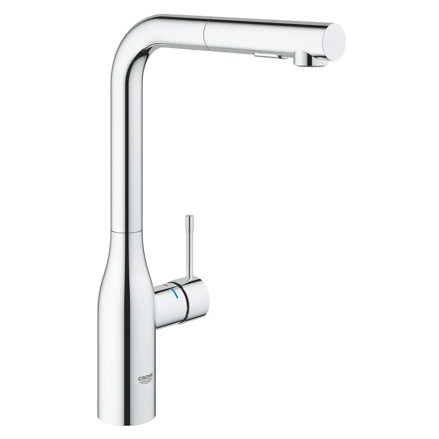 Змішувач для кухні з висувним виливом Grohe Essence New (30270000)