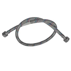 Гнучкий шланг для підключення води гайка 1/2'' - гайка 1/2'' (80 см) Zerix (ZX1553)