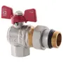 Кран з американкою 1/2" "антіпротечка"(Koer KR.228-Gi) кутовий (KR0196)