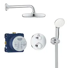 Душова система прихованого монтажу з термостатом Grohe Grohtherm Convent. Concealed (34727000)