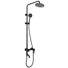 Душова колона зі змішувачем Mixxus NOX-009-J Black з нерж. стали SUS304 (MI5751) Душова колона зі змішувачем Mixxus NOX-009-J Black з нерж. стали SUS304 (MI5751)